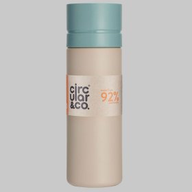 Circular & Co Reusable Water Bottle 21oz - Chalk & Blue