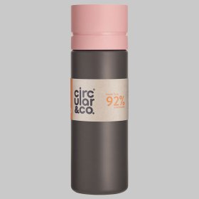 Circular & Co Reusable Water Bottle 21oz - Grey & Pink
