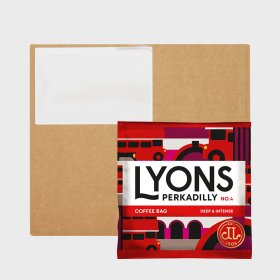 Lyons Coffee Bags Perkadilly No 4 (150) Bulk Box Lyons Coffee Bags Perkadilly No 4 (150) Bulk Box